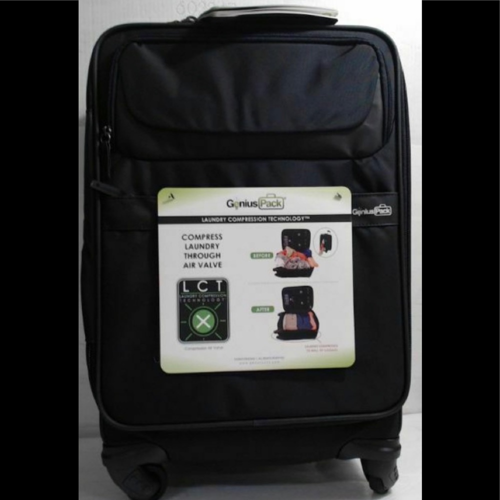 COPY - Genius Pack G3 22 Inch Carry-On Spinner Black